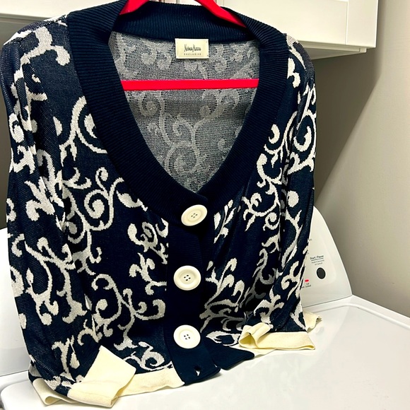 Vintage Neiman Marcus exclusive Viscosi button sweater size Large - Picture 1 of 9